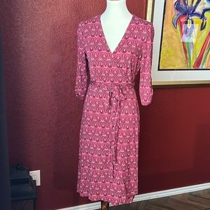 Banana republic wrap dress size large